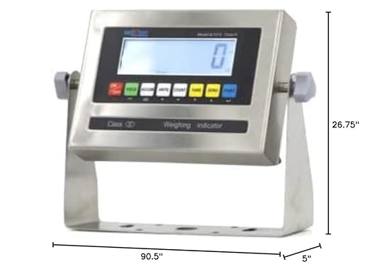 SellEton SL-929 Livestock & Cattle Alleyway Scale with The Size L-7’x36 | 5000 lbs x 1 lb