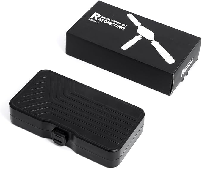 40 in 1 Magnetic Ratchet Screwdriver Set, Multi Bit Ratcheting Screwdriver Set with Detachable Ratchet Handle, Repair Tool Kit for Computer Bicycles Furniture DIY