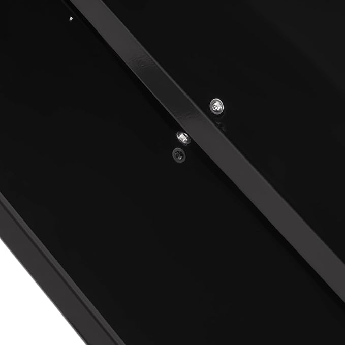 Livestock Feeding Trough 22 Gallon Capacity 45" Hay Feeder Heavy Duty Livestock Trough Feeder Trough for Horse Sheep Cattle Hog V-Shaped Farm Sheds Pen Water Feeder Powder Coated Black Steel