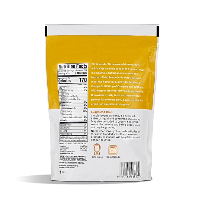 365 by Whole Foods Market Super Seed Blend, 16 OZ (Pack of 2)