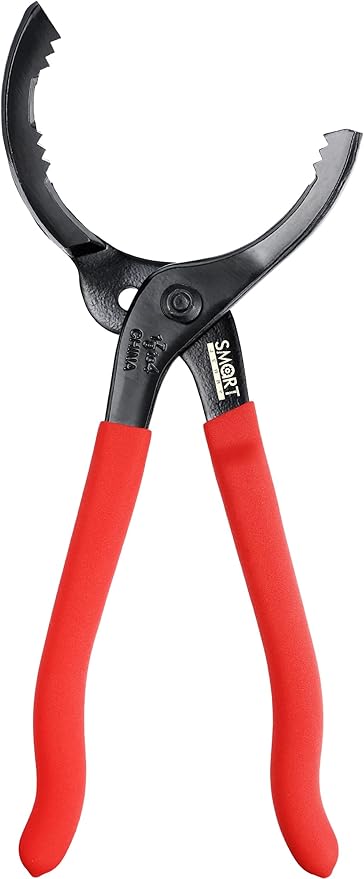 SMART JERRY - Adjustable Oil Filter Wrench | Universal Oil Filter Removal Tool | Small Fuel Filter Pliers | Fit Diameter 1/7/8 to 4 Inch Filters
