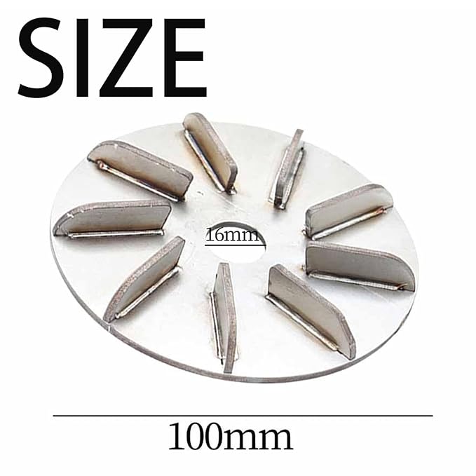 2-Pack Pig Hair Removal Tool, 7/9 Gears Stainless Labor-Saving Pig Hair Remover Scraper Disc, Suitable for Hen Sheep, Cattle, Pigs (Mix*2)