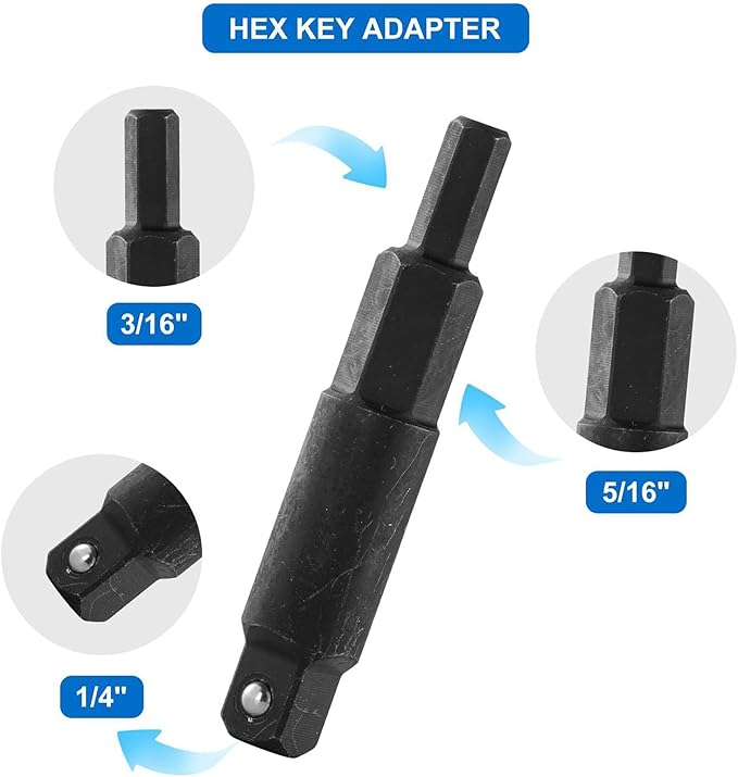 Multifunction Refrigerator Service Wrench Set Cores Removal Tool and 10 Valves for HVAC Equipment Maintenance Valves Removal Installer Tool