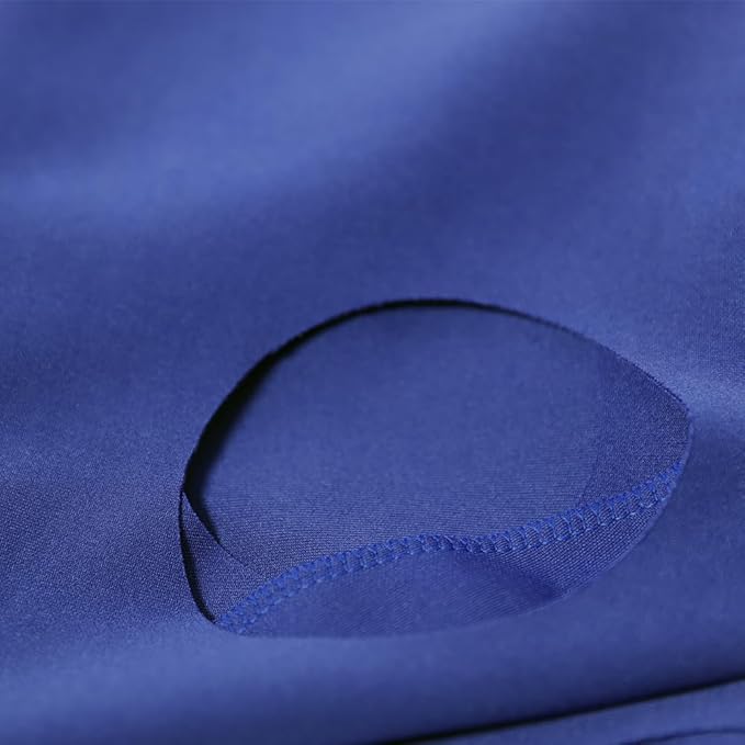 Spandex Goat Tube for Show Goats - Show Livestock Supplies: Goat Covers & Blankets (Sky Blue, Medium)