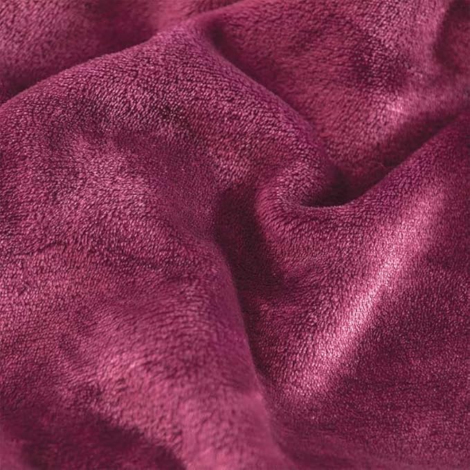 Vianney Light Red King Size Blanket - Lightweight Cozy Throw for Couch or Bed - Soft Fleece for Year-Round Comfort - Chunky Knit Throw for Decor and Warmth