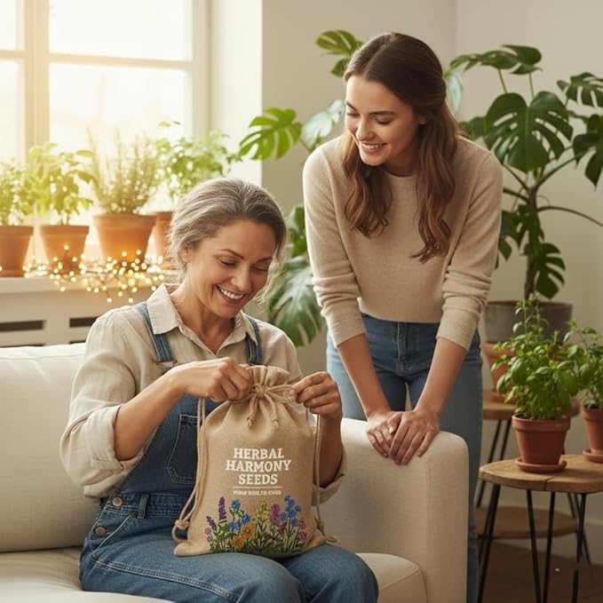 Gardening Gift for Women – 39 Medicinal Herb Seeds Variety Pack, Heirloom Non-GMO Apothecary & Herbal Tea Garden Kit, Made in USA