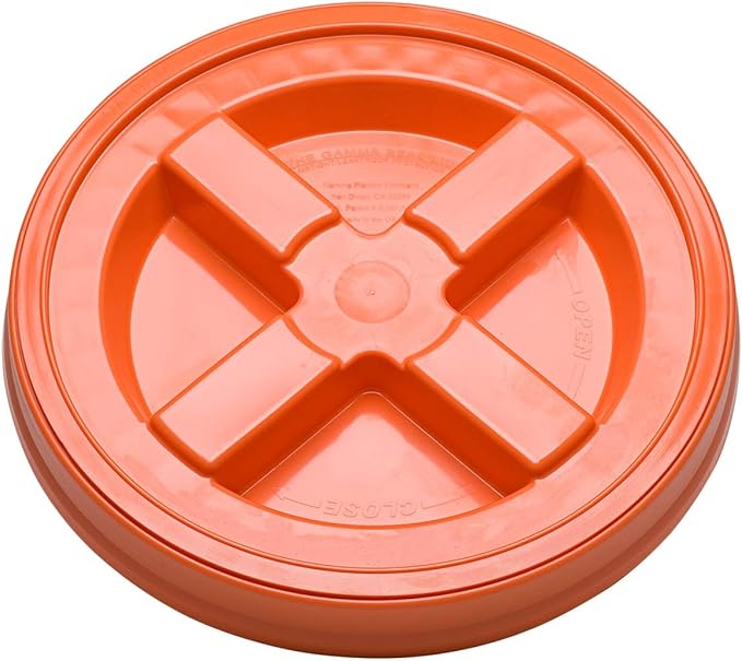 House Naturals 5 Gallon Food Grade BPA Free buckert Pail with Gamma Screw Lids (Pack of 2) Made in USA