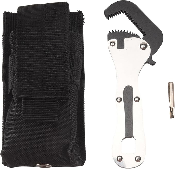 The Mini Stubby, Mini Stubby Pipe Vise Wrench, Mini Self Adjusting Wrench, Size, 2 in 1 Wrench Tool for Tight Spaces