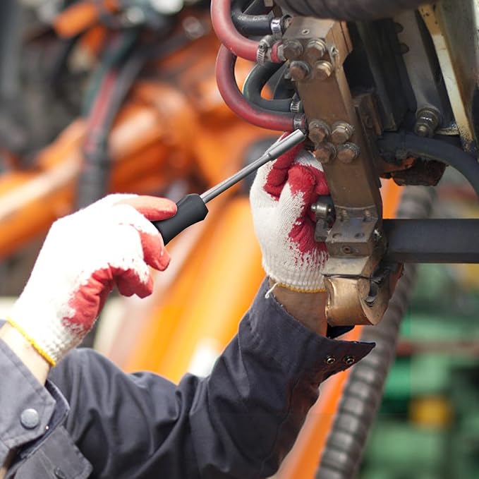 39-Piece Household Tools Kit - Comprehensive and Essential Repair Set Tools for Dorm, Home Use, DIY (39p-red)