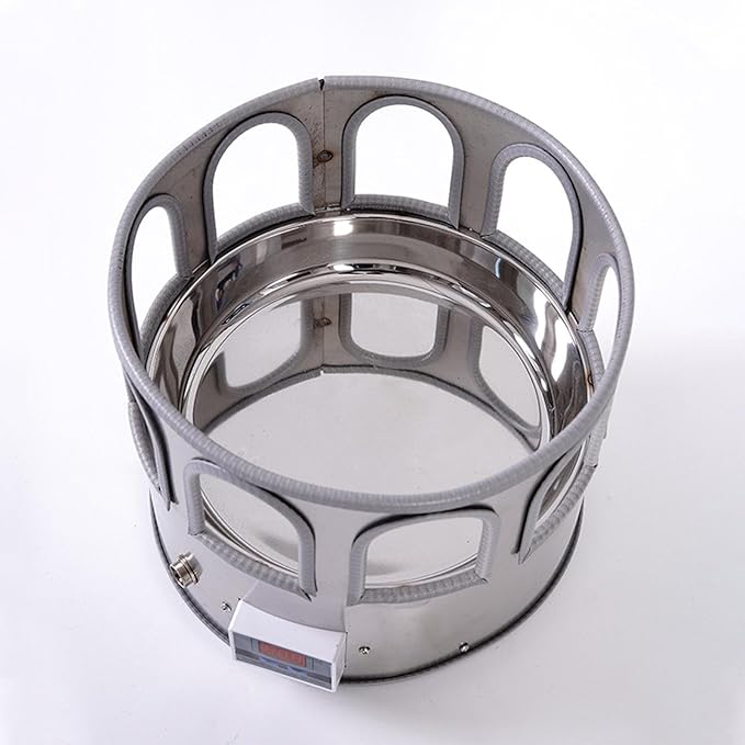 5 Gallon Warmed Poultry Drinker with Against Spill Base Permanent Untarnished Bucket for Multiple Feathered Yearlong Energy Efficient Heated Waterer for Poultry