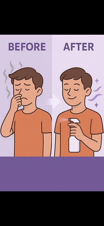 Probiotic Odor Spray – Natural Aluminum-Free Deodorizing Mist | Live Culture Body & Foot Odor Control | Kid-Safe, Sensitive-Skin Friendly, Lavender & Chamomile Freshness