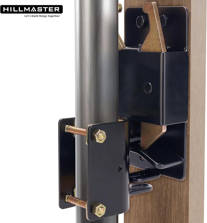 Heavy Duty 2 Way Farm Gate Latch, Two Way Fence Gate Latch for Metal Gates Livestock Cattle Gate Latches Gate Hardware for Horse Corrals, Ranches(Screws and Instructions Included)