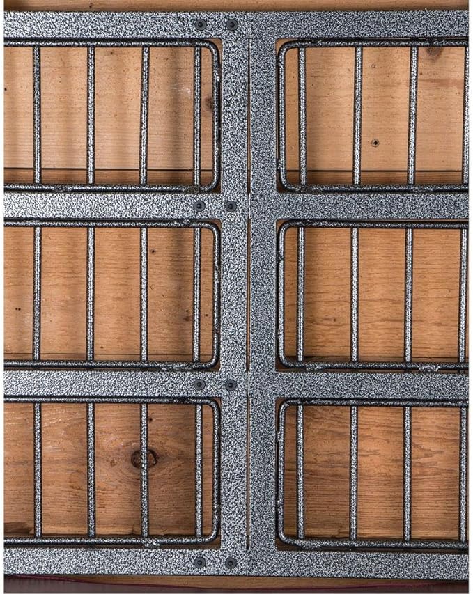 Easy-Up Titan Horse Stall Gates | Heavy-Duty Steel Construction | Rust-Resistant Finish | Ideal for Barn, Farm & Equestrian Use | Gate with Yoke - 52" Wide | Color Gray Armor