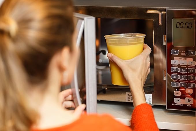 Healthy Packers Food Storage Containers with Airtight Lids - Clear Plastic Food Storage Jars - BPA Free| Leakproof - Microwaveable - Reusable - Dishwasher & Freezer Safe (8oz, 16oz, 32oz) 36 Pack