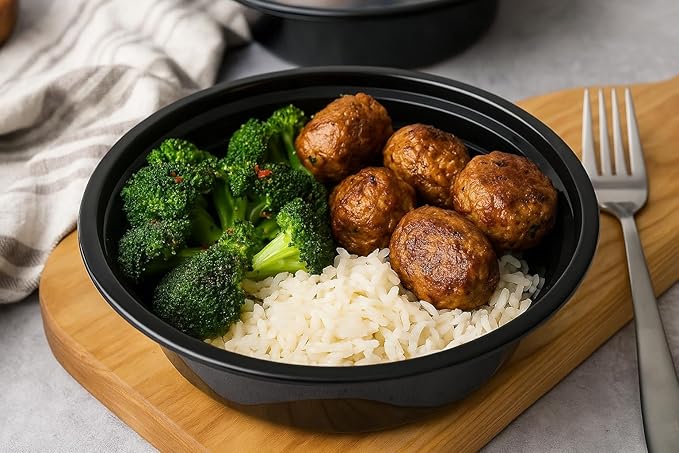 Ruthy's Outlet Round CY - Meal Prep Containers with Lids - BPA-Free, Stackable, 32 oz, 30 Pack