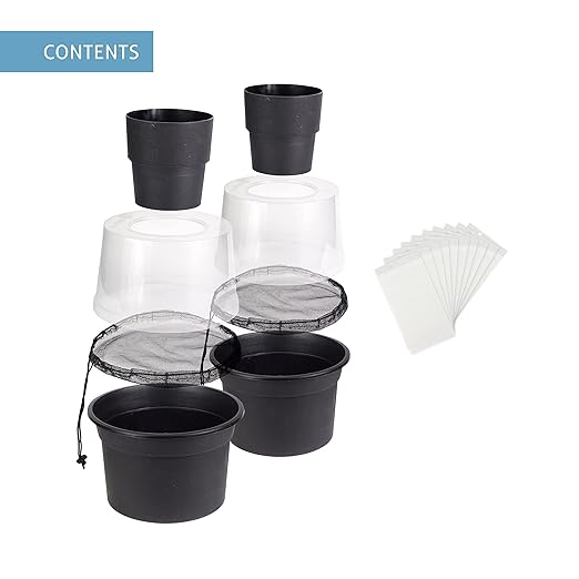 Biogents GAT2 Mosquito Trap – Non-Electric, Eco-Friendly Egg-Laying Trap for Tiger Mosquito Control – 2 Traps with 10 Sticky Cards for Outdoor Breeding Prevention