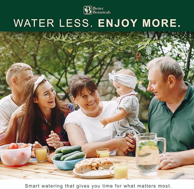 Soaker Hose 100+ ft Drip Hose with 16 Steel Stakes, 2 Storage Straps, Pre-Installed End Caps – Complete Irrigation System for Garden – Expandable Watering System Soaker Hoses