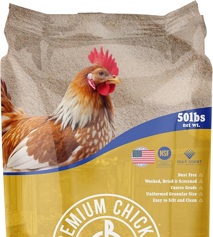 50 lbs (2-Pack) – Dust-Free, Odor-Control Bedding for Chicken Coops, Nesting Boxes, and Runs – Natural Poultry Litter, 100 lbs Total