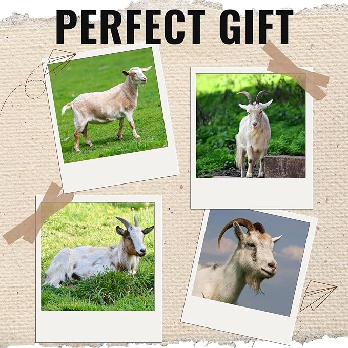 InnoBeta Goat Gifts for Goat Lovers, Embroidered Cap, Adjustable Hat Gifts Accessory for Birthday & Christmas Grey