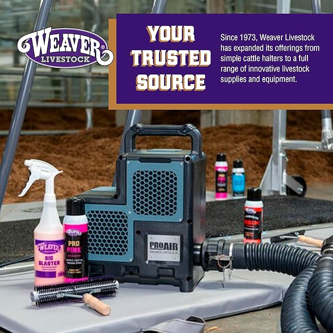 Weaver Leather Mini Roto Brush for Livestock, Wool/Hair Stimulating and Grooming Brush for Goat Sheep Cattle, Use with Drill, Coat Deshedding Tool