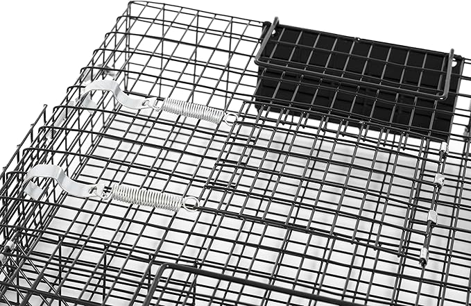 Rugged Ranch Single Chipmunkinator Multi‑Catch Chipmunk Trap, Wire Cage, 14.5"x4"x 4.5" - Live Catch‑and‑Release, 2‑Door Humane Rodent Control, No‑Poison Outdoor Use