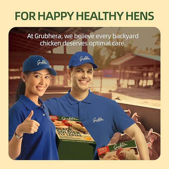 30LB Dried Black Soldier Fly Larvae for Chickens, High Protein Chicken Feed with More Calcium Than Mealworms, Non-GMO Natural BSF Larvae Treats for Laying Hens, Ducks, Quail, Birds & Reptiles
