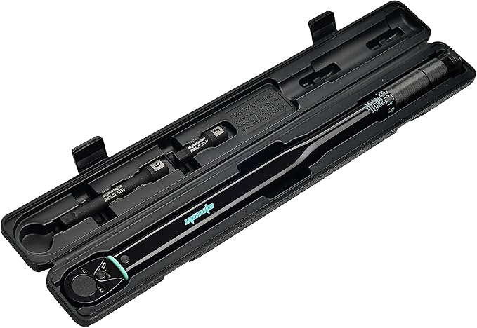 EPAuto 1/2-Inch Drive Click Torque Wrench, 25-250 ft-lb/33.9-338.9 Nm, Black