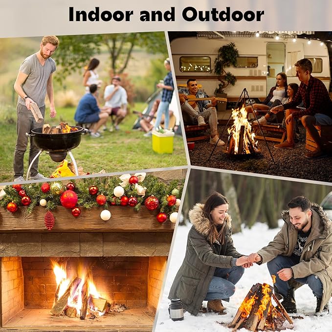 W&E Choice 10LB Fatwood Fire Starter Sticks, 130-180Pcs 100% Natural Dried Pine Kindling Wood, Easy Ignition for Campfires, Firepit, Fireplaces, BBQ, Stoves