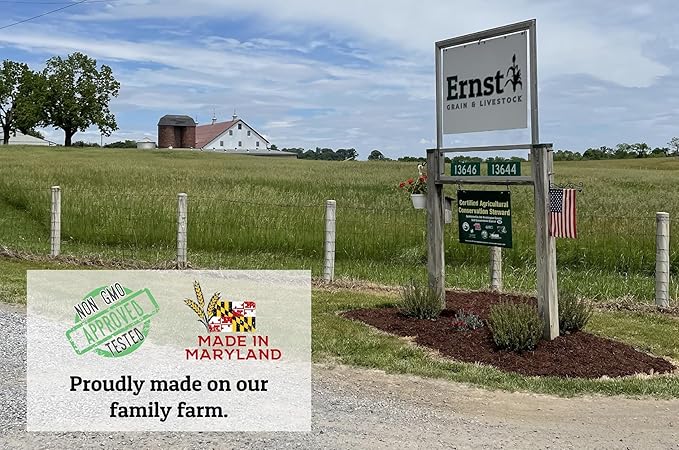 Non-GMO All-Grain Goat Feed 16% Protein - Fortifies with Goat Minerals, Vitamins, and Natural Ingredients for Strong Bones, Healthy Digestion, and Optimal Growth - 10 lb Bag