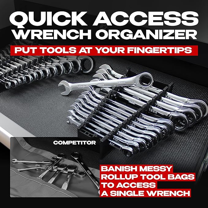 Jaeger 26pc TIGHTSPOT Ratcheting Wrench Master Set - Metric & Inch/SAE Combination Sizes