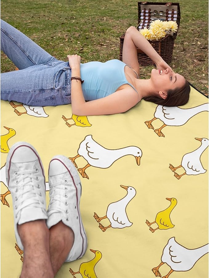 Duck Blanket Soft Blankets and Throws Flannel Cozy Lightweight Quilt Gift Perfect for Bed Sofa Couch-50 x40 Small for Kids