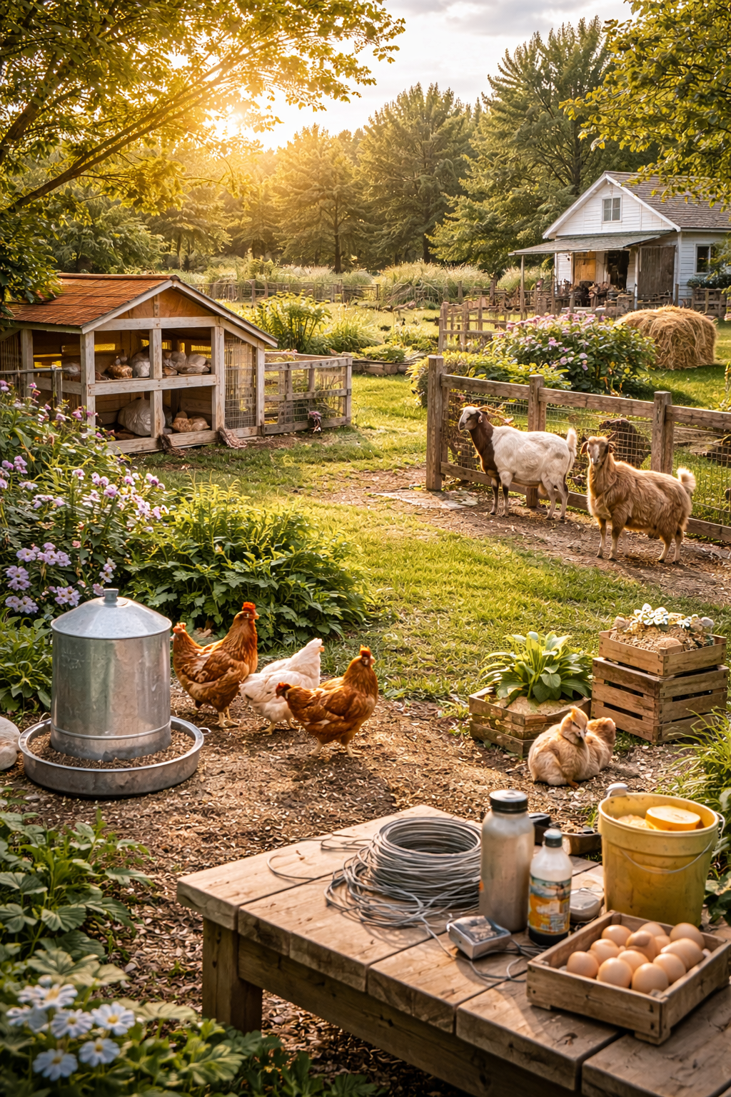 Backyard Homestead Setup: Essential Animal Care Guide for Beginners