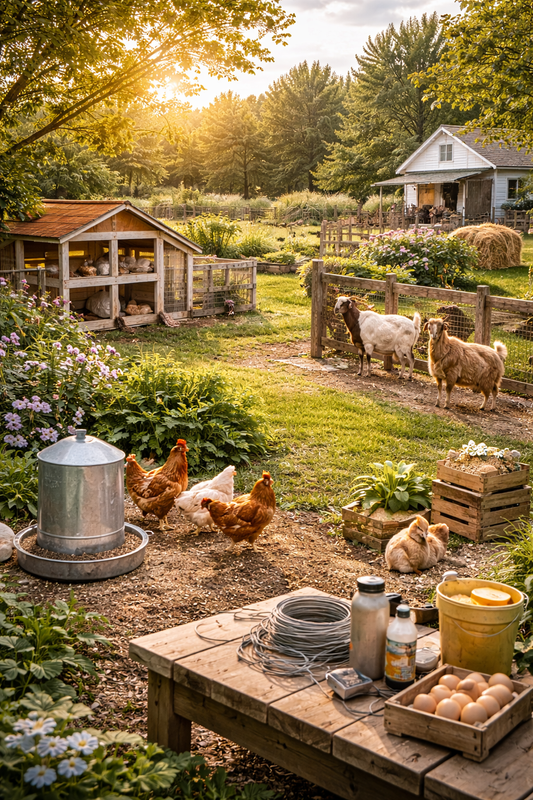 Backyard Homestead Setup: Essential Animal Care Guide for Beginners