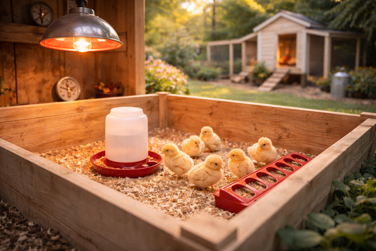 Chick Brooder Setup for Spring: How to Keep Your Baby Chicks Warm, Safe, and Healthy
