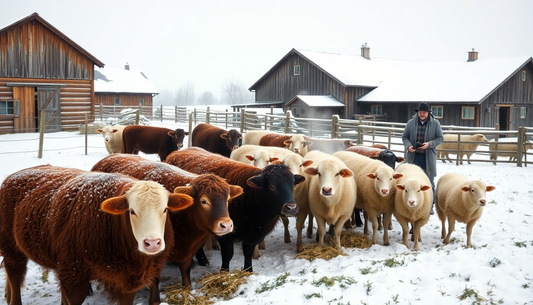 Winter Animal Care on the Homestead: Keeping Livestock Safe, Warm, and Healthy