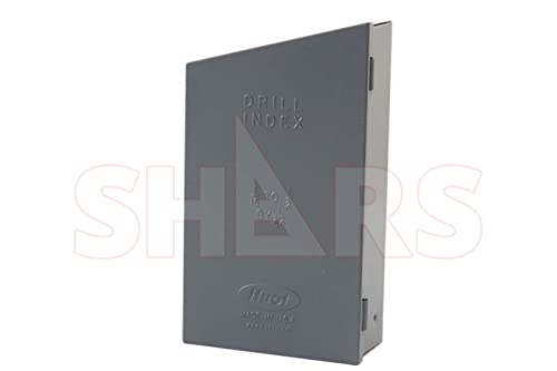 Shars 1/16-1/2" by 64ths 29 Pcs M35 Cobalt Straw Finish Jobber Drill Set with Huot Index Box 135° Point Angle 404-2260C P