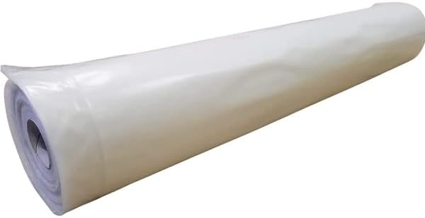 FPS - 4 Year Clear 6 mil Greenhouse Plastic Sheeting - Clear Greenhouse Plastic Sheeting, Polyethylene Greenhouse Plastic Film, Transparent Plastic Film for Greenhouse, Greenhouse Film (42' x 25')