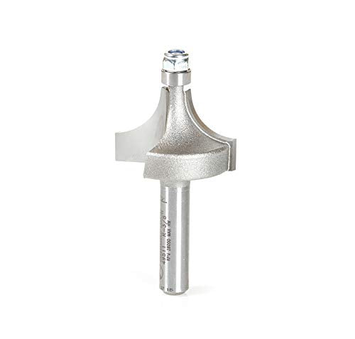 Amana Tool - 49511 Carbide Tipped Corner Round 3/8 Radius x 1 Dia x 5/8 x 1/4" Shank w