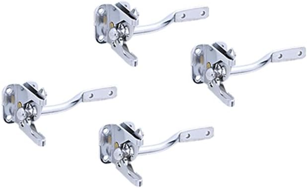 QCAA 304 Stainless Steel Self-Locking Gate Latch, 2-1/8", 4 Pack, Made in Taiwan
