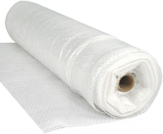 Farm Plastic Supply - String Reinforced 4 Year UV Resistant 10 mil Clear Greenhouse Plastic Sheeting - 4 Year UV Resistant Polyethylene Greenhouse Film, Hoop House Green House Cover (60' x 50')