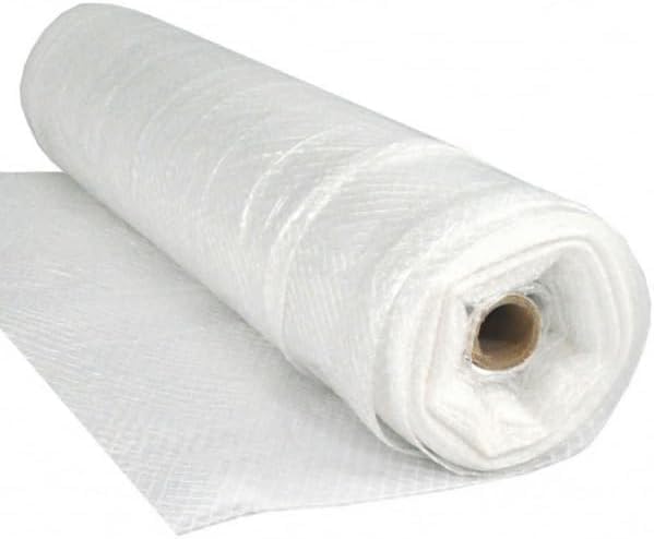 Farm Plastic Supply - String Reinforced 4 Year UV Resistant 10 mil Clear Greenhouse Plastic Sheeting - 4 Year UV Resistant Polyethylene Greenhouse Film, Hoop House Green House Cover (32' x 25')