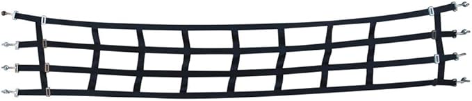 Dura-Tech Web Aisle Guard | Color Black | Adjustable Size | Wide Web Straps | Provides Safety | Comes Complete with Accessories | Ideal for Hot Weather