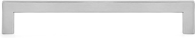 Ravinte 40 Pack 7-1/2 Inch Kitchen Square Cabinet Handles Satin Nickel Pulls Brushed Nickel Kitchen Cabinet Hardware Handles for Cupboard Drawer Pulls