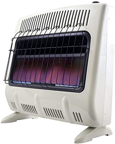Mr. Heater 30,000 BTU Unvented Blue Flame Propane Fired Room Heater with Built In Blower Fan Kit and 12 ft. Hose for Propane Unvented Series Heaters Bundle (2 Items)
