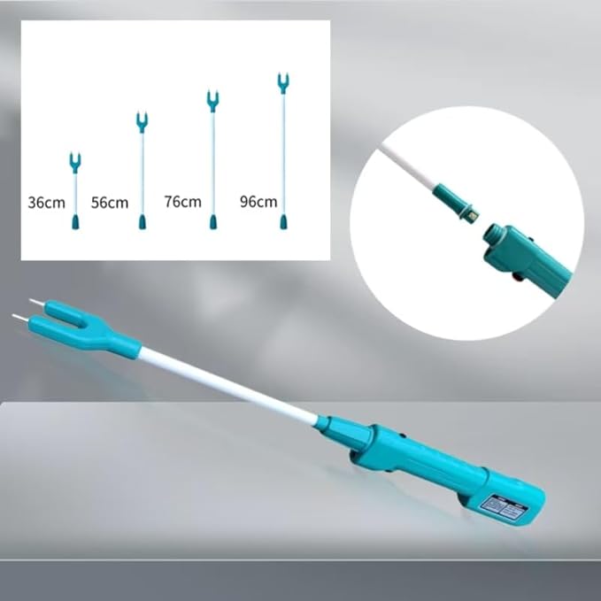 Cattle Prod Waterproof Cattle Prod Stick with LED Light, Rechargeable Electric Livestock Prod