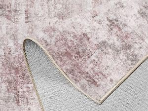 3x5 Area Rug Living Room Rugs - Washable Neutral Modern Abstract Soft Thin Large Rug Indoor Floor No Slip Rug Carpet for Bedroom Under Dining Table Home Office Decor - Pink Grey