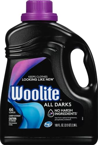 Woolite Darks Defense Liquid Laundry Detergent | 66 Loads | 100 Fl Oz | HE & Regular Compatible | Pack of 2