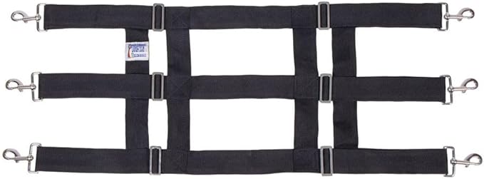 Dura-Tech Nylon Web Stall Guard | Adjustable & Durable | Allows Horse Interaction | Easy Installation