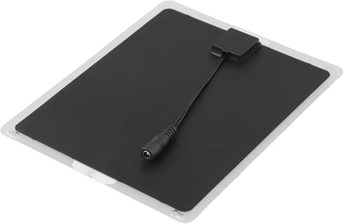 Solar chicken coop heater, Portable Car solar powered heater for Winter with Dual USB Output Battery Compartment, with Overheating Protection for Chicken Kitten for Puppy Pets (20W)