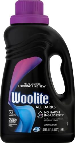 Woolite Darks Defense Liquid Laundry Detergent, Light Fresh Scent, 33 Loads, 50 Fl Oz